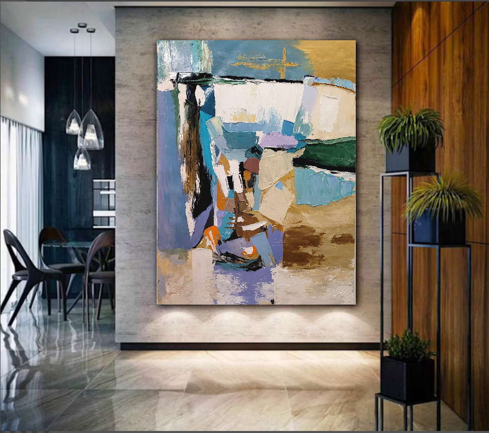  Abstract Art Large Canvas Painting Modern Oil Painting